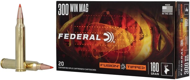 FED FUSION 300WIN 180GR TIPPED 20/10 - Sale